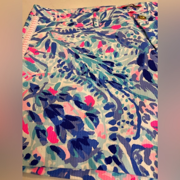 NWT Lilly Pulitzer Callahan Size 16 Short With Lace In Breakwater Party Wave - Picture 3 of 8
